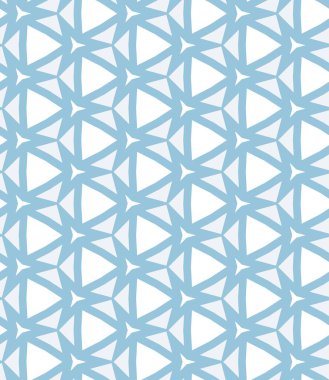 Vector cute hand drawing snowflakes Christmas and New year seamless pattern background