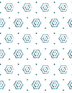 Geometrik şekilli kusursuz desen vektör çizimi