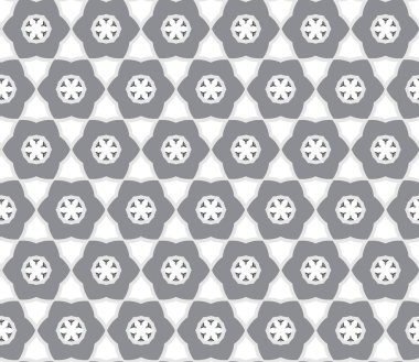 Geometrik şekilli kusursuz desen vektör çizimi