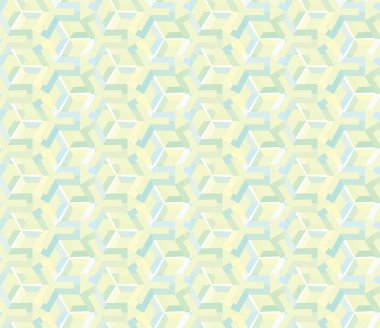 Geometrik şekilli kusursuz desen vektör çizimi