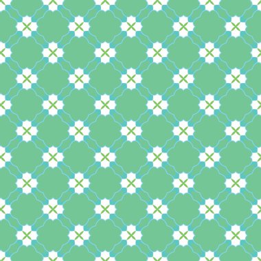 Geometrik şekilli kusursuz desen vektör çizimi