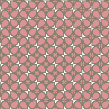 Geometrik şekilli kusursuz desen vektör çizimi