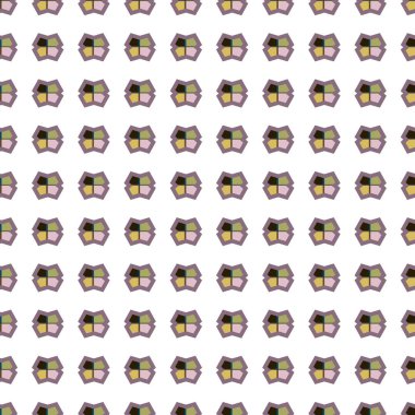 Geometrik şekilli kusursuz desen vektör çizimi