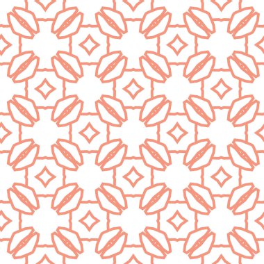 Geometrik şekilli kusursuz desen vektör çizimi