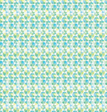 Geometrik şekilli kusursuz desen vektör çizimi