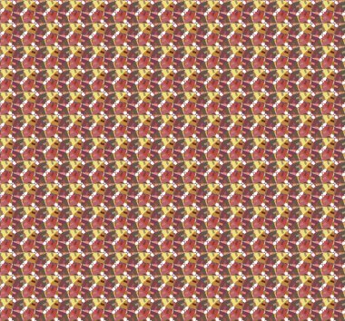 Ornament with elements of black and white colors.