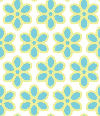 Geometrik şekilli kusursuz desen vektör çizimi