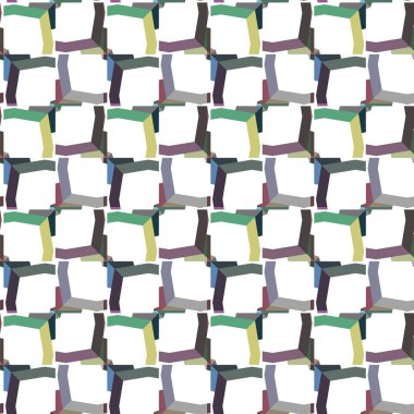 vektör, kusursuz geometrik süslemeli desen, soyut arkaplan