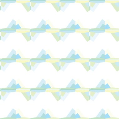 Geometrik şekilli kusursuz desen vektör çizimi