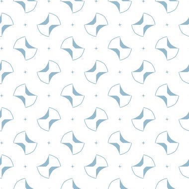 Geometrik şekilli kusursuz desen vektör çizimi