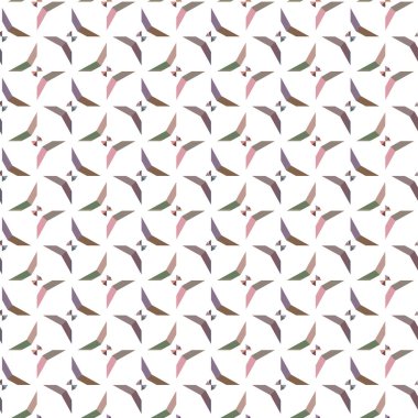 Geometrik şekilli kusursuz desen vektör çizimi