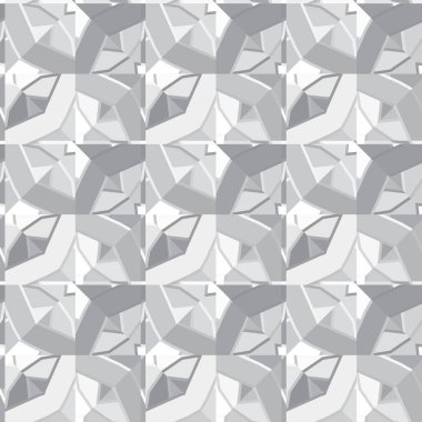 Geometrik şekilli kusursuz desen vektör çizimi