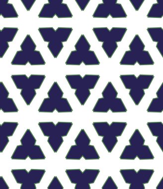 Geometrik şekilli kusursuz desen vektör çizimi