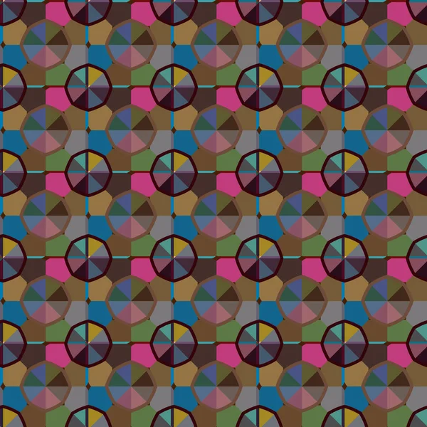 Abstrakter Hintergrund Farbenfrohes Webmuster Retro Karierte Textur Geometrisch Karierte Illustration — Stockvektor