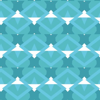 Geometrik şekilli kusursuz desen vektör çizimi