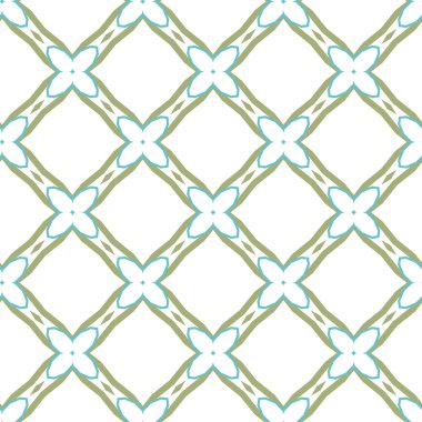 Geometrik şekilli kusursuz desen vektör çizimi