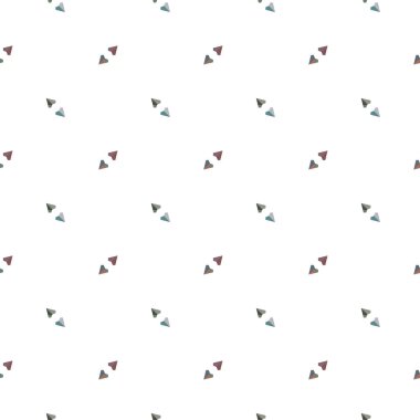 Geometrik şekilli kusursuz desen vektör çizimi