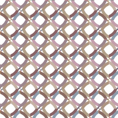 Geometrik şekilli kusursuz desen vektör çizimi