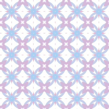 Geometrik şekilli kusursuz desen vektör çizimi