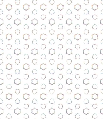 Geometrik şekilli kusursuz desen vektör çizimi
