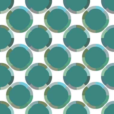 Geometrik şekilli kusursuz desen vektör çizimi