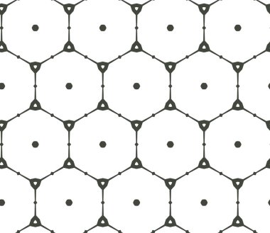 Geometrik şekilli kusursuz desen vektör çizimi