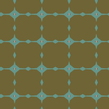 Geometrik şekilli kusursuz desen vektör çizimi