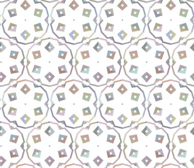 Geometrik şekilli kusursuz desen vektör çizimi