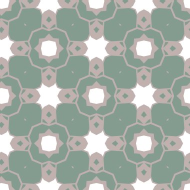 Geometrik şekilli kusursuz desen vektör çizimi