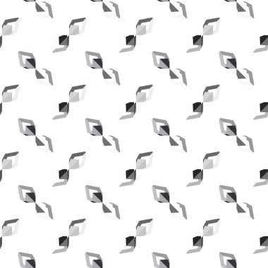 Geometrik şekilli kusursuz desen vektör çizimi