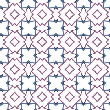 Geometrik şekilli kusursuz desen vektör çizimi