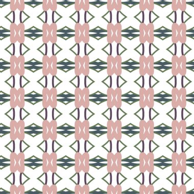 Geometrik şekilli kusursuz desen vektör çizimi