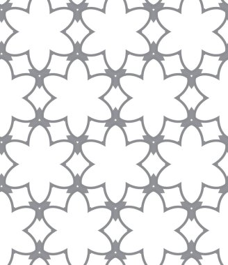 Seamless pattern. abstract background with geometric floral hand drawn arabic style