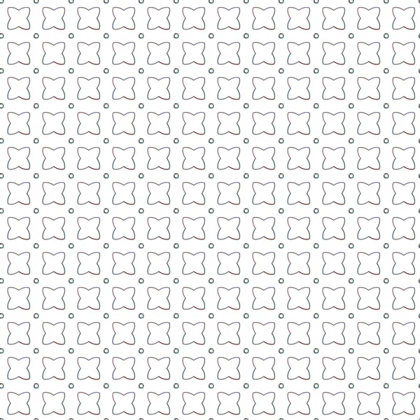 Seamless Pattern Geometric Shapes Vector Illustration — Stock Vector