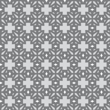 Geometrik şekilli kusursuz desen vektör çizimi