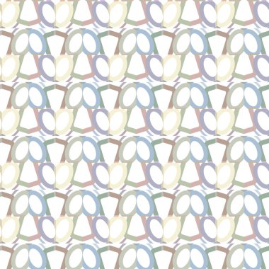 Geometrik şekilli kusursuz desen vektör çizimi