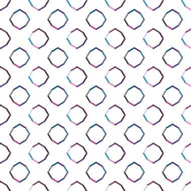 Geometrik şekilli kusursuz desen vektör çizimi