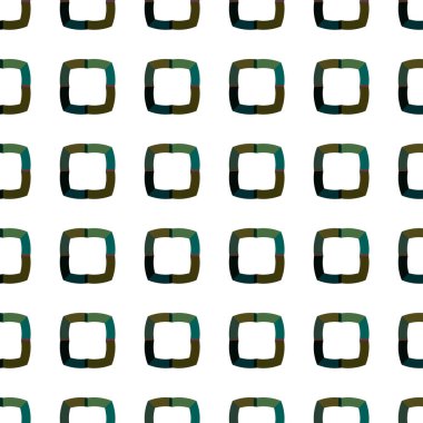 Geometrik şekilli kusursuz desen vektör çizimi