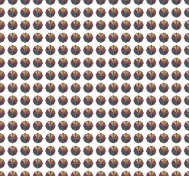 Geometrik şekilli kusursuz desen vektör çizimi