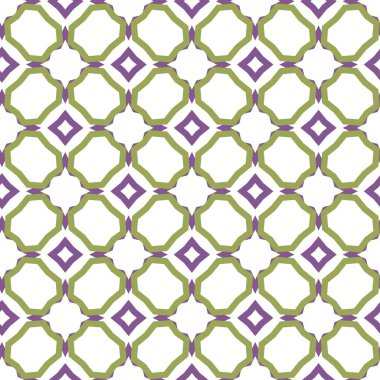 Ornament with elements of black and white colors.