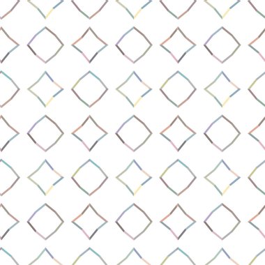 Geometrik şekilli kusursuz desen vektör çizimi