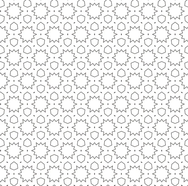 Seamless Pattern Geometric Shapes Vector Illustration — Stock Vector