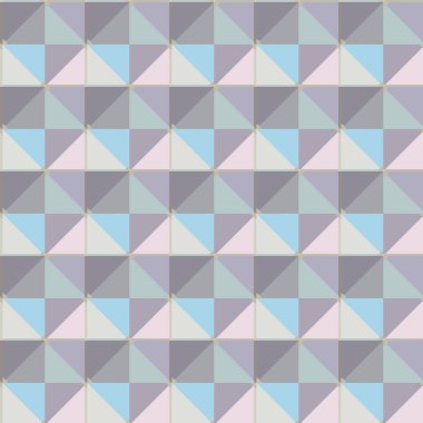 Geometrik şekilli kusursuz desen vektör çizimi