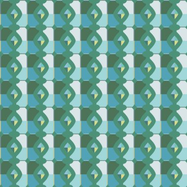 Geometrik şekilli kusursuz desen vektör çizimi