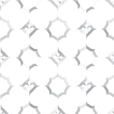 Geometrik şekilli kusursuz desen vektör çizimi
