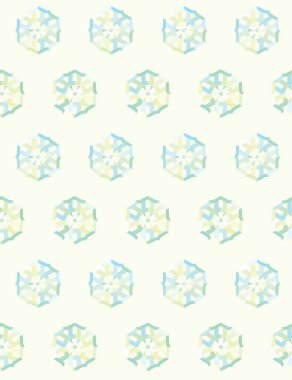 Süslemeli vektör illüstrasyonu, kopyalama alanı için soyut arkaplan