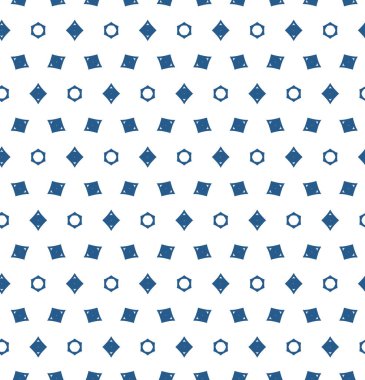 Geometrik şekilli kusursuz desen vektör çizimi