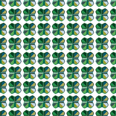 Geometrik şekilli kusursuz desen vektör çizimi