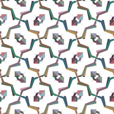 Geometric color in color in the shapes below to make a pattern.Lines, points, circles and planes. Futuristic design..All elements are separated Abstract linear polygonal background.