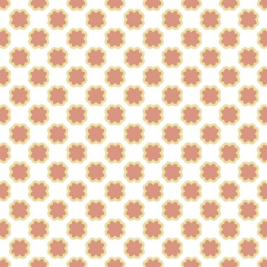 Geometrik şekilli kusursuz desen, vektör illüstrasyonu